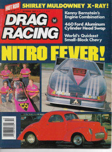 DRAG RACING 1987 OCT - NITRO FEVER, BERNSTEIN'S ENGINE, MULDOWNEY